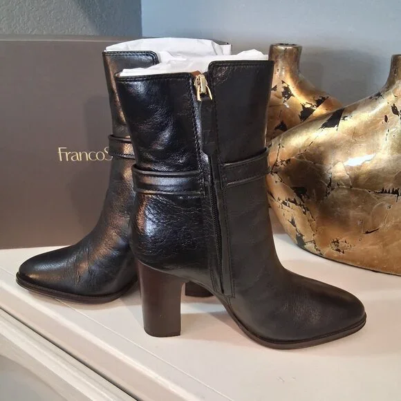 Franco Sarto Leather Booties - Picture 5 of 10